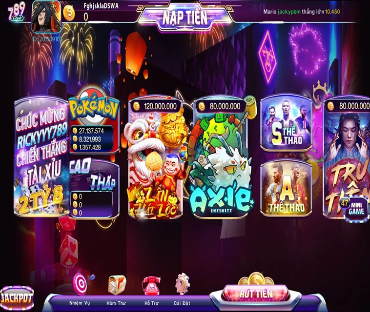 Trò Chơi Nổ Hũ Lân Hái Lộc Tại Letou: Khám Phá Thế Giới Jackpot